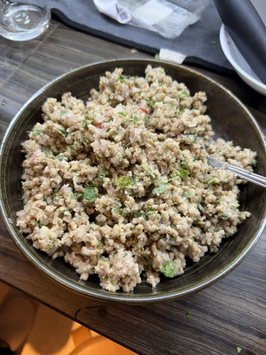 chicken larb
