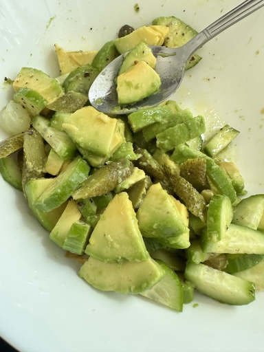 cucumber avocado salad