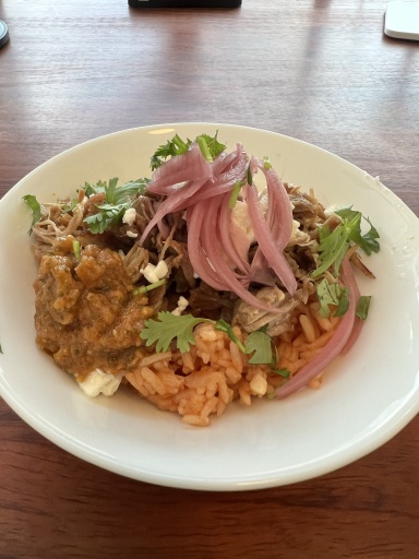 carnitas rice bowl